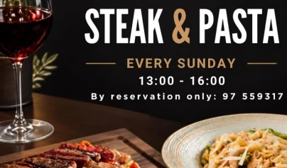Steak & Pasta Sundays at Alma Café & Lounge Bar